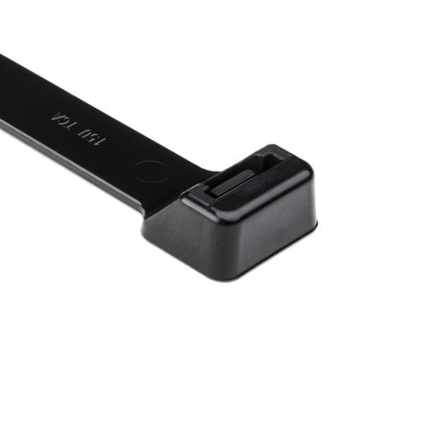 HellermannTyton T255M0HIRX2 | Heavy Duty Cable Tie, 22" Long, Ul Rated, 250Lb Tensile Strength, Pa66Hirhsuv, Black, 25/Pkg