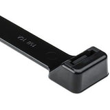 HellermannTyton T255M0HIRX2 | Heavy Duty Cable Tie, 22" Long, Ul Rated, 250Lb Tensile Strength, Pa66Hirhsuv, Black, 25/Pkg