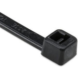 HellermannTyton T30LL0M4 | Cable Tie, 11" Long, Ul Rated, 30Lb Tensile Strength, Pa66, Black, 1000/Pkg