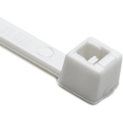 HellermannTyton T30R10C2 | Cable Tie, 5.8" Long, UL Rated, 30lb Tensile Strength, PA66, White, 100/pkg
