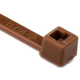 HellermannTyton T30R1M4 | Cable Tie, 5.8" Long, UL Rated, 30lb Tensile Strength, PA66, Brown, 1000/pkg