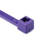 HellermannTyton T30R7M4 | Cable Tie, 5.8" Long, UL Rated, 30lb Tensile Strength, PA66, Purple, 1000/pkg