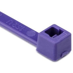 HellermannTyton T30R7M4 | Cable Tie, 5.8" Long, UL Rated, 30lb Tensile Strength, PA66, Purple, 1000/pkg