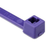 HellermannTyton T30R7M4 | Cable Tie, 5.8" Long, UL Rated, 30lb Tensile Strength, PA66, Purple, 1000/pkg