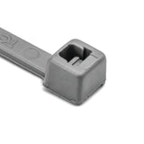 HellermannTyton T30R8M4 | Cable Tie, 5.8" Long, UL Rated, 30lb Tensile Strength, PA66, Gray, 1000/pkg