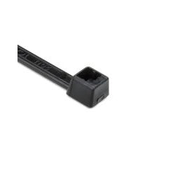 HellermannTyton T40I0C2 | Cable Tie, 11" Long, Ul Rated, 40Lb Tensile Strength, Pa66, Black, 100/Pkg