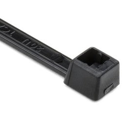 HellermannTyton T40L0C2 | Cable Tie, 14.6" Long, UL Rated, 40lb Tensile Strength, PA66, Black, 100/pkg