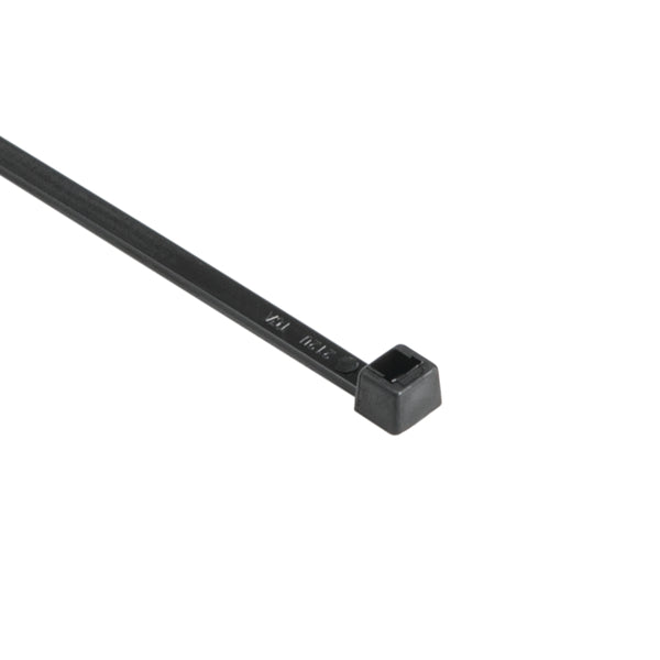 HellermannTyton T50I0M4 | Cable Tie, 12" Long, Ul Rated, 50Lb Tensile Strength, Pa66, Black, 1000/Pkg
