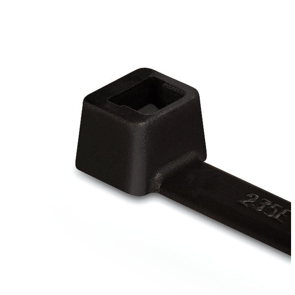 HellermannTyton T50L0HSUVM4 | High-Temp Cable Tie, 15" Long, Ul Rated, 50Lb Tensile Strength, Pa66Hsuv, Black, 1000/Pkg