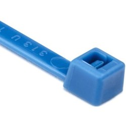 HellermannTyton T50L6C2 | Cable Tie, 15.35" Long, UL Rated, 50lb Tensile Strength, PA66, Blue, 100/pkg