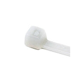 HellermannTyton T18L9C2 | Cable Tie, 8" Long, Ul Rated, 18Lb Tensile Strength, Pa66, Natural, 100/Pkg