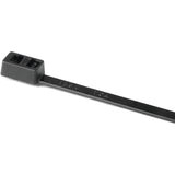 HellermannTyton T50LDH0C2 | Double-Head Cable Tie, 15.6" Long, 50Lb Tensile Strength, Pa66, Black, 100/Pkg