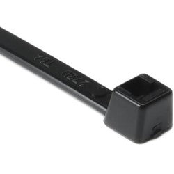 HellermannTyton T50R0M4 | Cable Tie, 8" Long, Ul Rated, 50Lb Tensile Strength, Pa66, Black, 1000/Pkg