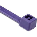 HellermannTyton T50R7C2 | Cable Tie, 8" Long, UL Rated, 50lb Tensile Strength, PA66, Purple, 100/pkg
