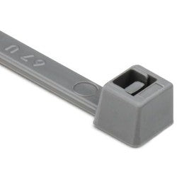 HellermannTyton T50R8M4 | Cable Tie, 8" Long, UL Rated, 50lb Tensile Strength, PA66, Gray, 1000/pkg