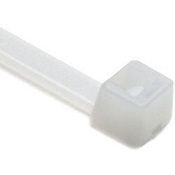 HellermannTyton T50R9VOM4 | Flame-Retardant Cable Tie, 8" Long, UL Rated, 50lb Tensile Strength, PA66V0, Natural, 1000/pkg