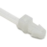 HellermannTyton T50RSF9M4 | 1-Pc Cable Tie/Arrowhead Mount, 8.3"L, 50Lb, 0.04"–0.14" Panel Thickness, Pa66, Natural, 1000/Pkg