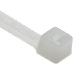 HellermannTyton T50S9M4 | Cable Tie, 6.3" Long, UL Rated, 50lb Tensile Strength, PA66, Natural, 1000/pkg