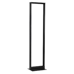 HellermannTyton T7RRB | Freestanding Relay Rack, 84.0", Black, 1/box