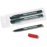 HellermannTyton T82S | Felt Tip Pen, Black, 2/Pkg