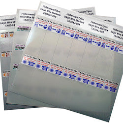 HellermannTyton TAG22J-994 | Inkjet Label, Self-Laminating, 1.0" X .5" X 1.63", 32 Per Sheet, Pet, White, 1000/Pkg