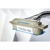 HellermannTyton TAG63L-105 | Laser Tag Label, Self-Laminating, 1.0" X .5" X 1.33", 56 Per Sheet, Pet, White, 2500/Pkg