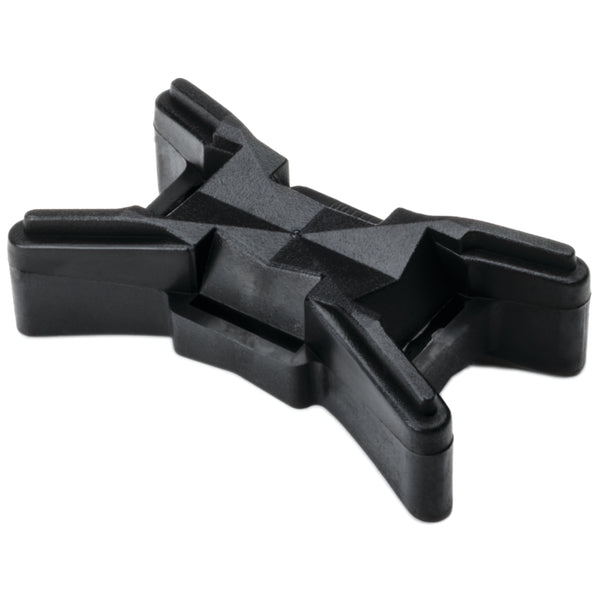 HellermannTyton TELS-SPK2 | Extended-Length Tie Spacer, Pp, Black, 50/Pkg