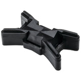 HellermannTyton TELS-SPK2 | Extended-Length Tie Spacer, Pp, Black, 50/Pkg