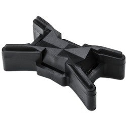 HellermannTyton TELS-SPK2 | Extended-Length Tie Spacer, Pp, Black, 50/Pkg