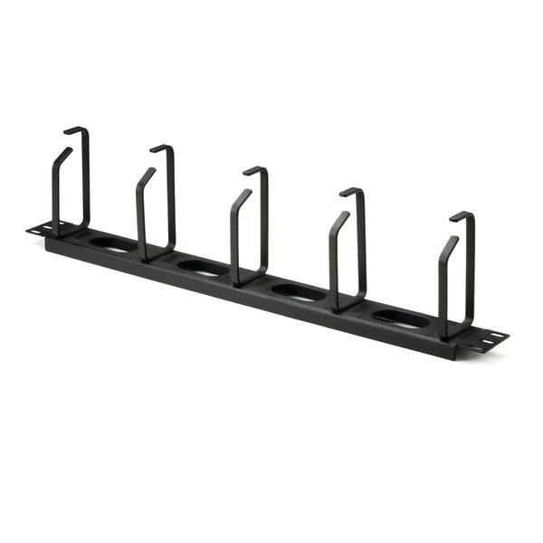 HellermannTyton THCO1 | Horizontal Cable Organizer With Metal Rings, 1U, 1/Box