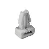 HellermannTyton TM1SF9M4 | Push-Button Cable Tie Mount, 0.25" Hole Dia, 0.13" Max Panel, 0.2" Max Tie Width, Pa66, Natural, 1000/Pkg
