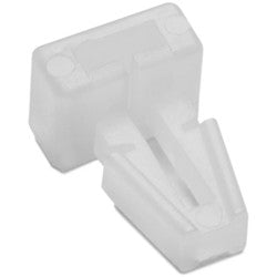 HellermannTyton TM1SF9M4 | Push-Button Cable Tie Mount, 0.25" Hole Dia, 0.13" Max Panel, 0.2" Max Tie Width, Pa66, Natural, 1000/Pkg