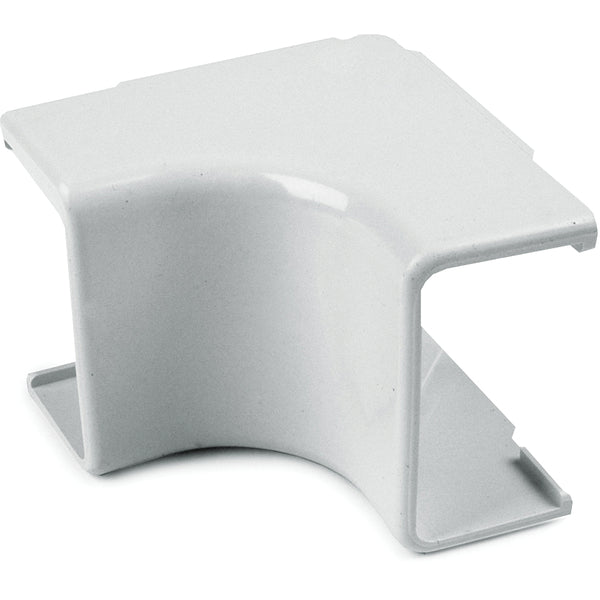 HellermannTyton TSR2FW-33-1 | Internal Corner Cover, 1-1/4", 1" Bend Radius, Pvc, Office White, 1/Bg