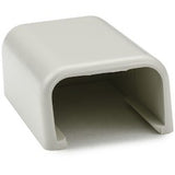 HellermannTyton TSR1FW-36 | End Cap, 3/4", 2-Piece, Pvc, Office White, 10 Individual/Bg