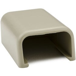 HellermannTyton TSR1I-36 | End Cap, 3/4", PVC, Ivory, 1/bag