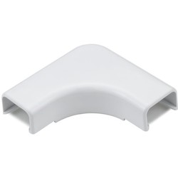 HellermannTyton TSR1W-25-1 | Elbow Cover, 3/4", 1" Bend Radius, Pvc, White, 1/Bg