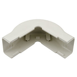 HellermannTyton TSR2FW-29 | External Corner Cover, 1-1/4", 1" Bend Radius, PVC, Office White, 1/bag