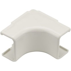 HellermannTyton TSR2FW-33-1 | Internal Corner Cover, 1-1/4", 1" Bend Radius, Pvc, Office White, 1/Bg