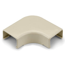 HellermannTyton TSR2I-25 | Elbow Cover, 1-1/4", 1" Bend Radius, PVC, Ivory, 1/bag