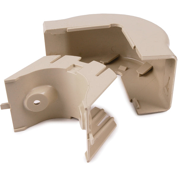 HellermannTyton TSR2I-29-1 | External Corner Cover, 1-1/4", 1" Bend Radius, PVC, Ivory, 1/bag