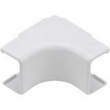 HellermannTyton TSR2W-33-1 | Internal Corner Cover, 1-1/4", 1" Bend Radius, Pvc, White, 1/Bg