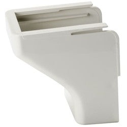 HellermannTyton TSR3FW-50 | Ceiling Drop, 1-3/4", 2-Piece, Pvc, Office White, 10 Individual/Bg