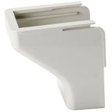 HellermannTyton TSR3FW-50 | Ceiling Drop, 1-3/4", 2-Piece, Pvc, Office White, 10 Individual/Bg