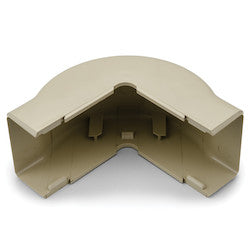 HellermannTyton TSR3I-29 | External Corner Cover, 1-3/4", 1" Bend Radius, PVC, Ivory, 1/bag