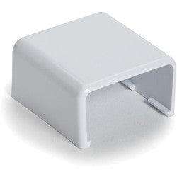 HellermannTyton TSR3W-36 | End Cap, 1-3/4", 2-Piece, Pvc, White, 10 Individual/Bg