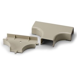 HellermannTyton TSRP1I-21-1 | Tee Cover, 3/4", 1" Bend Radius, Pvc, Ivory, 1/Bg