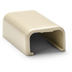 HellermannTyton TSRP1I-36 | End Cap, 3/4", 3-Piece, Pvc, Ivory, 10 Individual/Bg