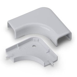 HellermannTyton TSRP1W-25-1 | Elbow Cover, 3/4", 1" Bend Radius, PVC, White, 1/bag