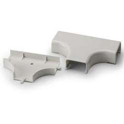 HellermannTyton TSRP2FW-21-1 | Tee Cover, 1-1/4", 1" Bend Radius, PVC, Office White, 1/bag