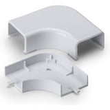 HellermannTyton TSRP2W-25-1 | Elbow Cover, 1-1/4", 1" Bend Radius, PVC, White, 1/bag